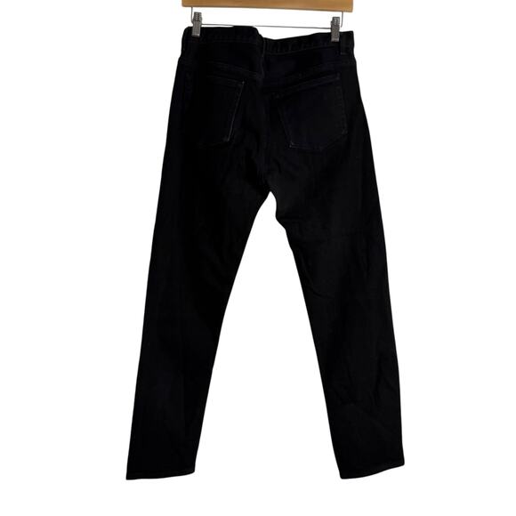 A.P.C. New Standard Black Straight Leg Denim Jeans Size 31 - Picture 11 of 14